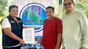 Ucayali: Ocho Sur y Diresa suscriben acuerdo para fortalecer la salud y lucha contra la anemia en comunidades rurales